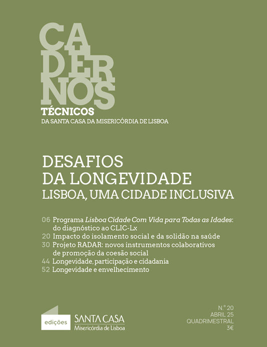 Technical Notebooks 20 - Challenges of Longevity Lisbon, an inclusive city