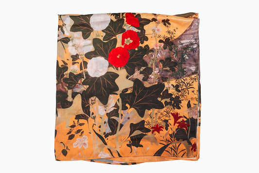 Lady's Scarf "Foliage and Flowers"