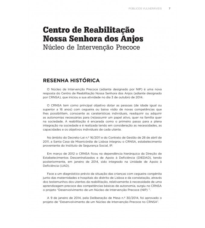 Early intervention in children with blindness/low vision