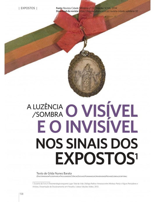 Article: The Lightness/shadow - The visible and the invisible in the signs of the exposed