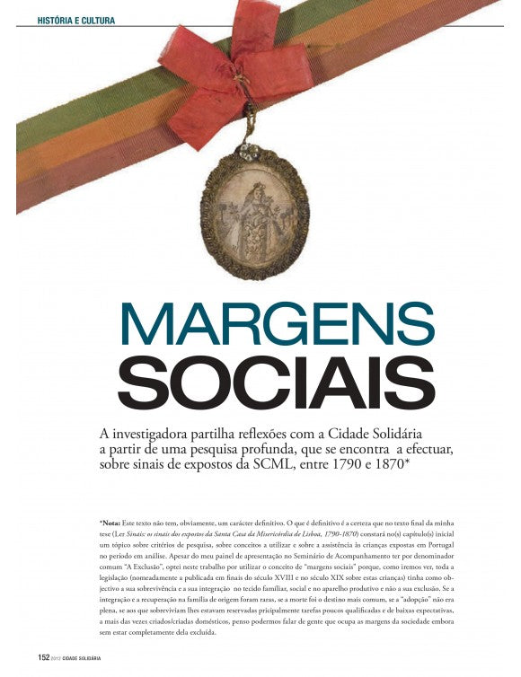 Artigo: Margens Sociais