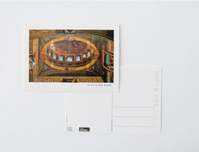 Postcard - Detail of the church ceiling