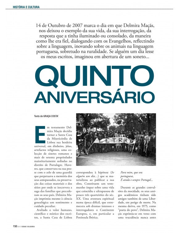 Artigo: Quinto aniversário
