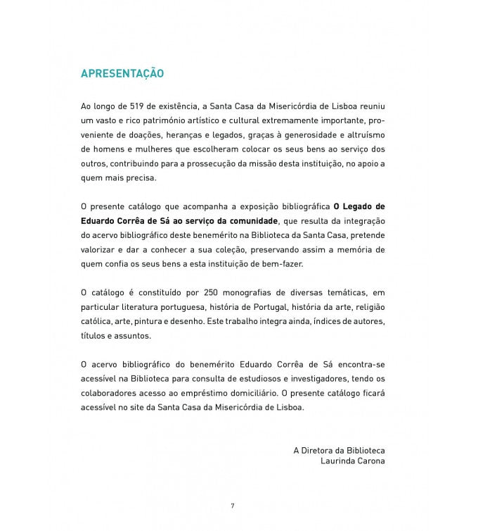 Coleção de Eduardo Corrêa de Sá: Catálogo temático
