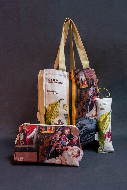 Bolsa necessaire - vida de São Roque