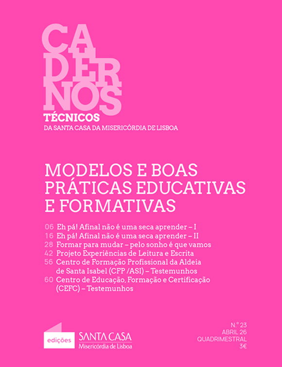 Cadernos Técnicos 23 - Modelos e boas práticas educativas e formativas
