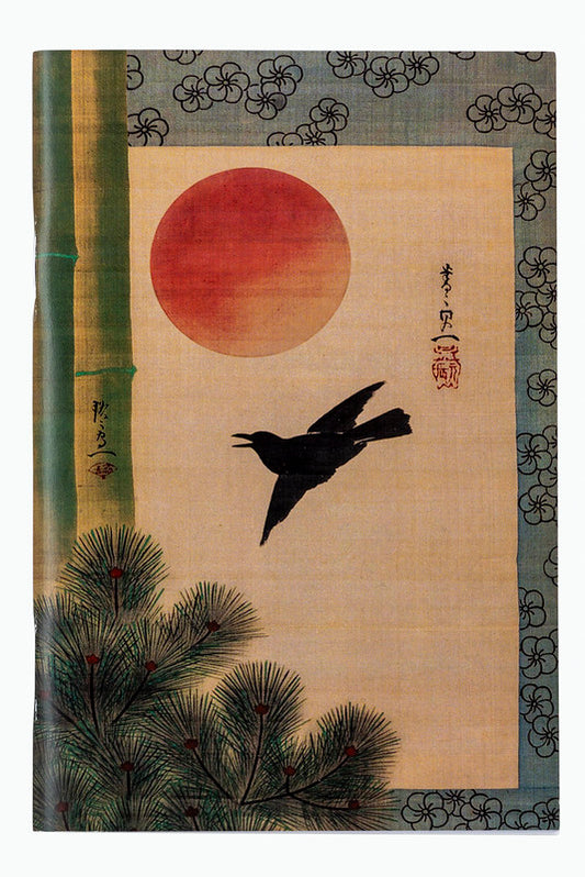 Caderno A6 "Corvo e Plantas Inverno"