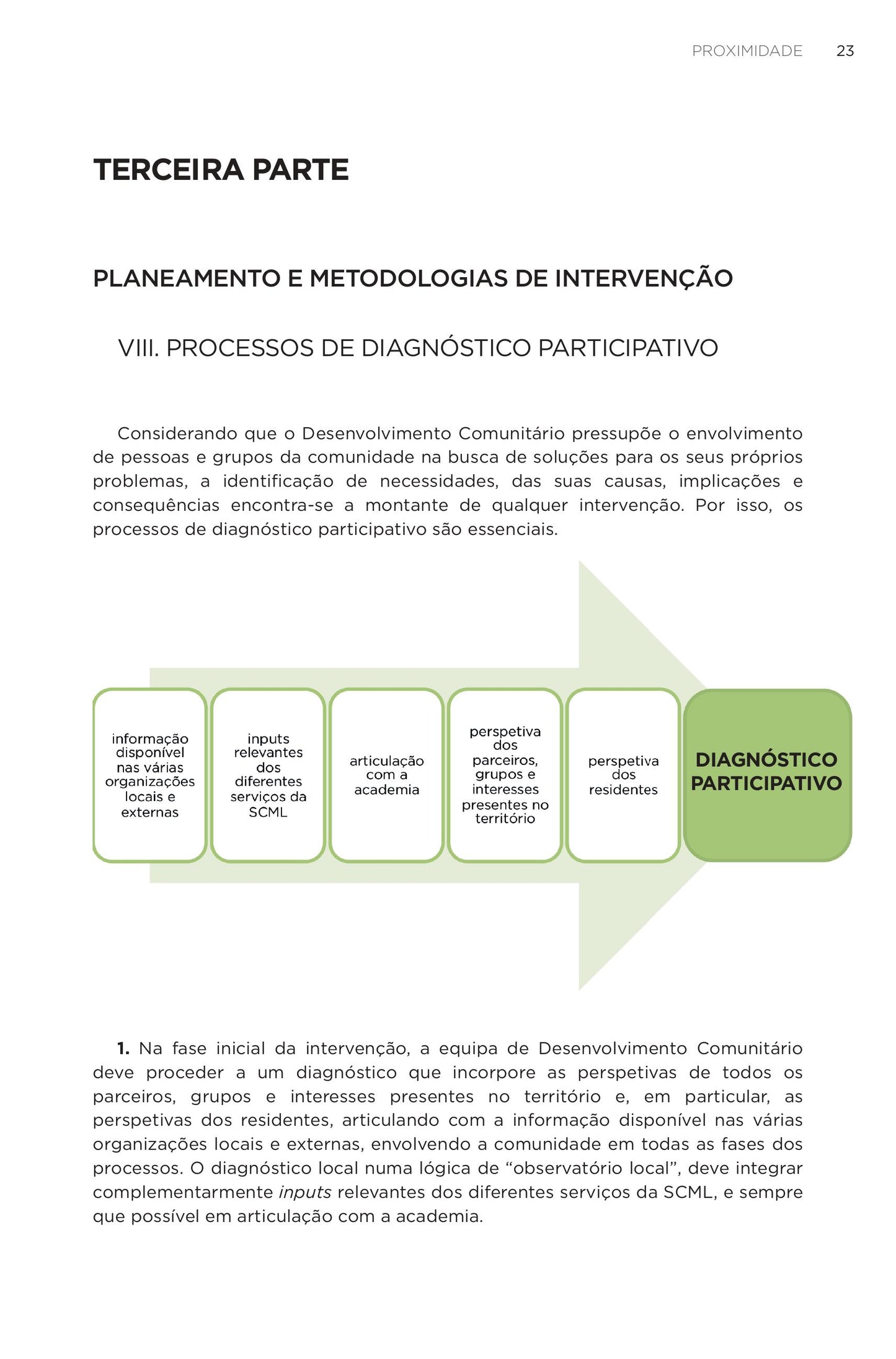 Referencial teórico e metodológico do desenvolvimento comunitário