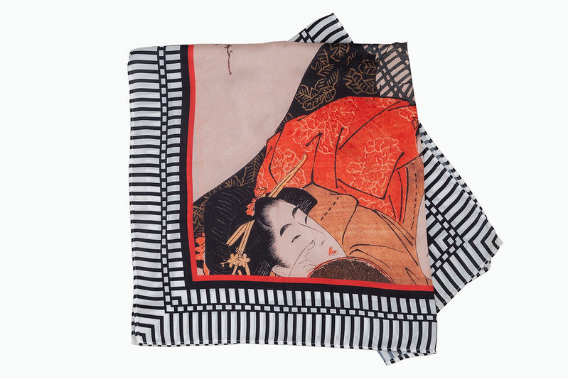 Lady's Scarf "Geishas"