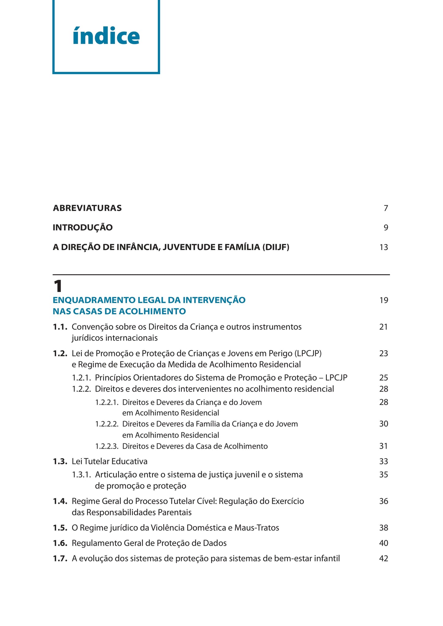 Manual de Intervenção - CASAS DE ACOLHIMENTO