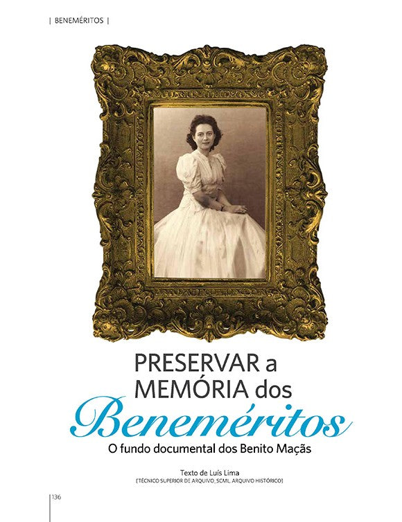 Article: Preserving the memory of the benefactors: the documentary fund of Benito Maçãs