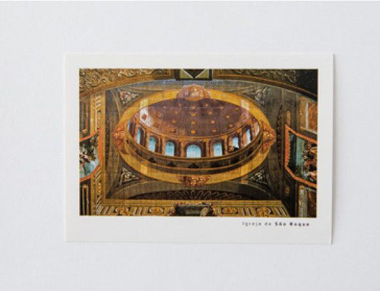 Postcard - Detail of the church ceiling